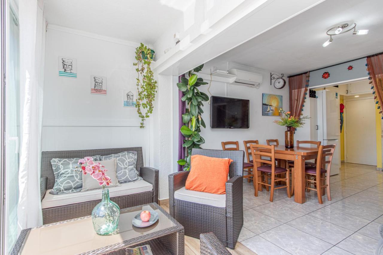 Sand1-Apartamento En La Playa, Centrico, Parking Y Clima Lägenhet Rosas Exteriör bild