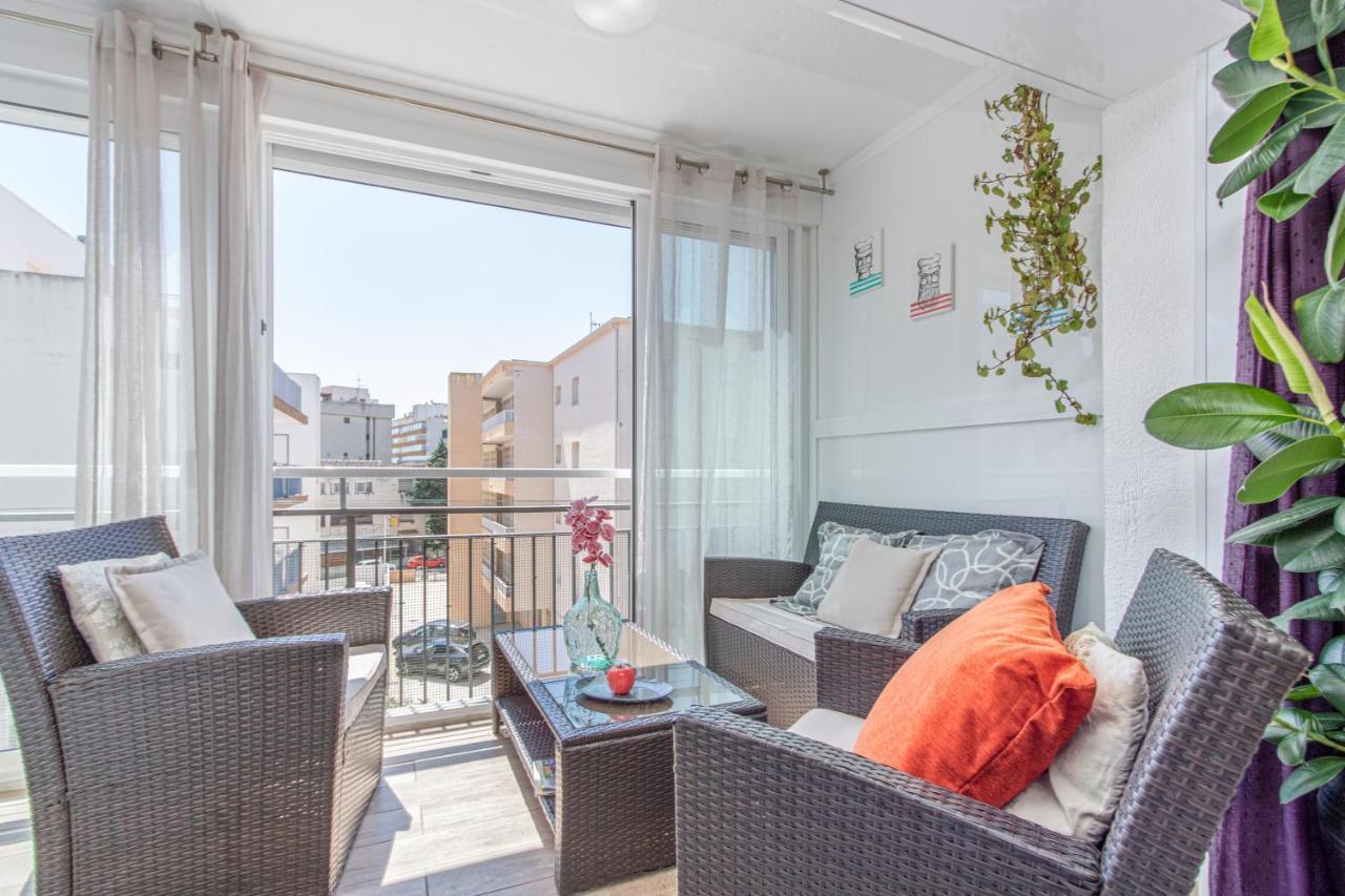 Sand1-Apartamento En La Playa, Centrico, Parking Y Clima Lägenhet Rosas Exteriör bild